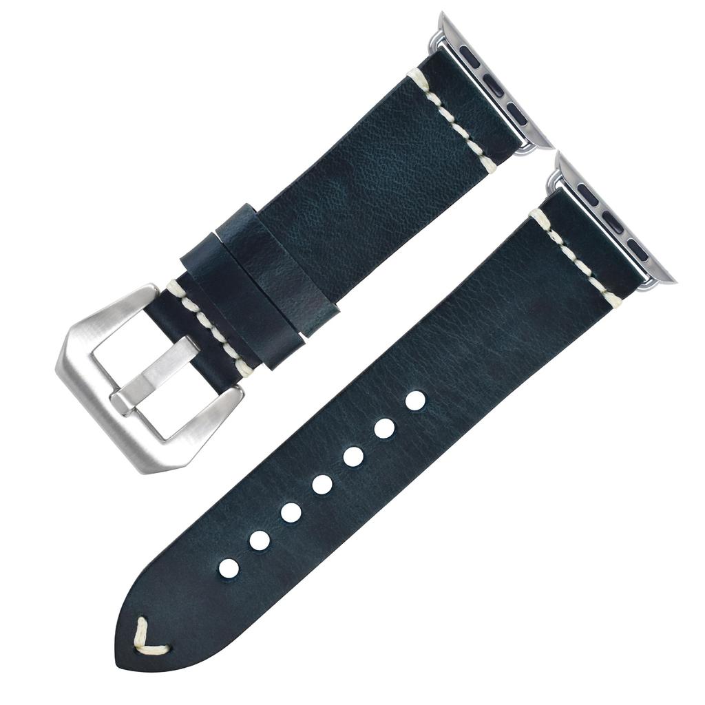 Applicable To Apple Watch Leather Strap Apple Watch Iwatch8 Men'S S7 Women'S Strap