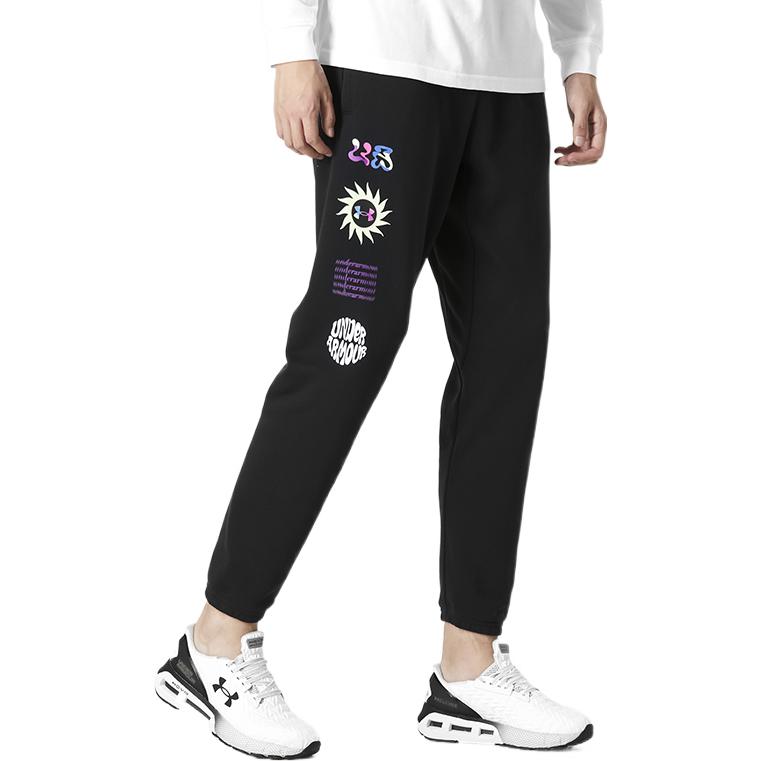 Under Armour Casual Sweatpants Men Bottoms Black 1373846-001