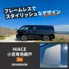 GRANDOOR Screen Doors for Small Windows in Toyota Hiace and 8th December 2013 and (200 Series, 4th, 5th, 6th, 7th, Generation, later) (2 Screens)