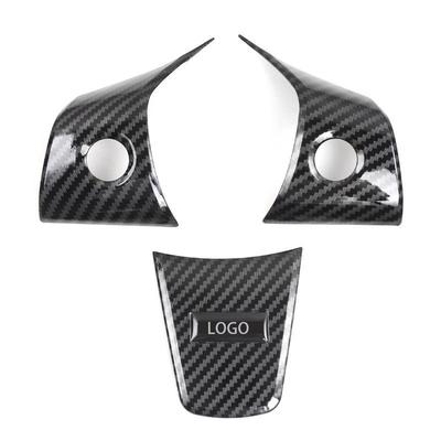 Tesla Model 3/Y Carbon Fiber Steering Wheel Decoration Cover