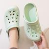 Women Summer Thick Sole EVA Clogs Breathable Hole Garden Shoes Anti-slip Beach Drifting Water Sandals
