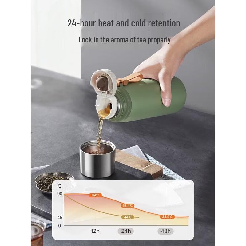 SUPOR 316L Stainless Steel Tea Infuser Thermal Mug