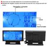 Car Electronic Compass Clock Thermometer Calendar Blue Backlight Digital Display