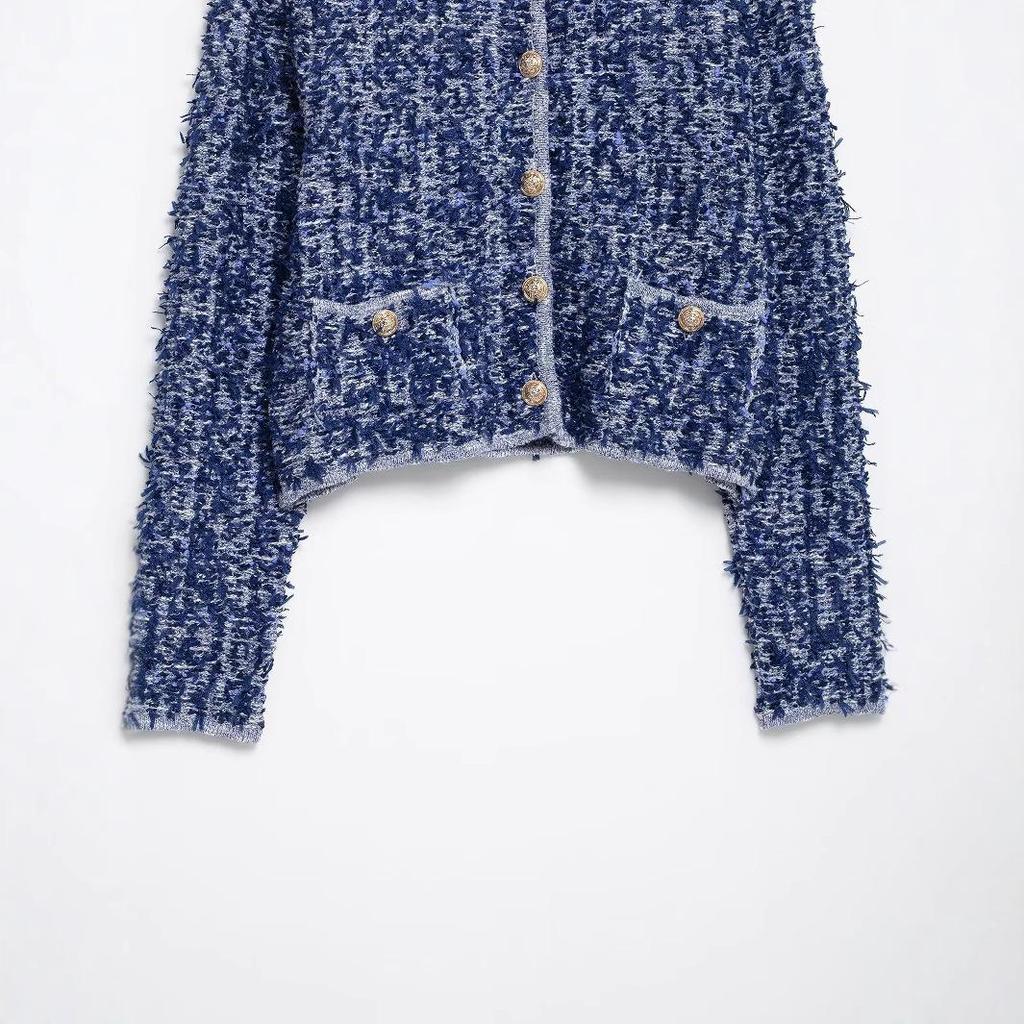 Spring 2025 Women's European & American Style Knit Cardigan