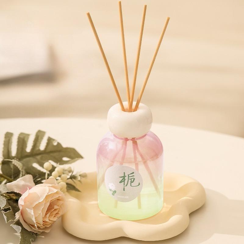 Pink Gardenia Aromatherapy Bathroom Home Indoor Durable No Fire Aromatherapy Essential Oil Hotel Fragrance Ornaments
