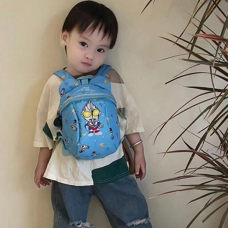 Childrens Cartoon Ultraman Backpack With Breathable Nylon Material For Kindergarten Kids