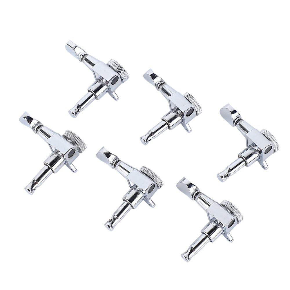 Metal Guitar Locking Tuners 6R Configuration Guitar Tuning Key Set  Electric Guitar