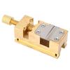 Acogedor Watch Repair Vise Clamp Brass Pointer Tube Clamp, Strong Material, Compact Size, for Watch Hands and Wheels, Essential Tool for DIY and Profe
