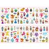 10 Sheetsset Children'S Colorful Glitter Tattoo Stickers Cartoon Animal Unicorn Butterfly Temporary Fake Tattoos Kids Gift