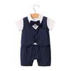 Heren Korte Mouw Zomer Romper voor Pasgeboren en Baby Jongens (0-1 Jaar) - Babykleding