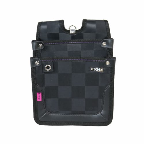 Kiyo Ryuga Waist Bag, Large, Back Split, RY243, Black