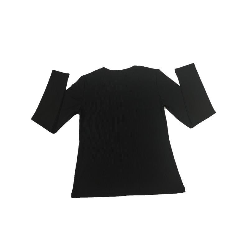 Women S Elegant Short Sleeve Solid T Shirt For Commuting