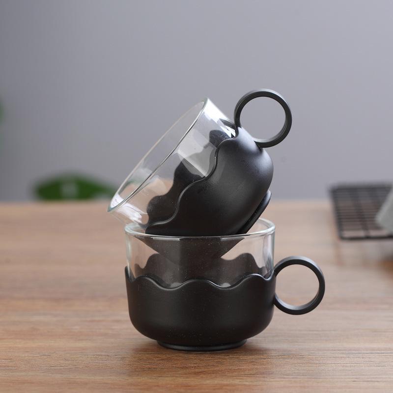 High Temperature Glass Pitcher Set: Nordic Iced Water, Fruit Teapot, Beer, and Cold Brew Pitcher with Scale.