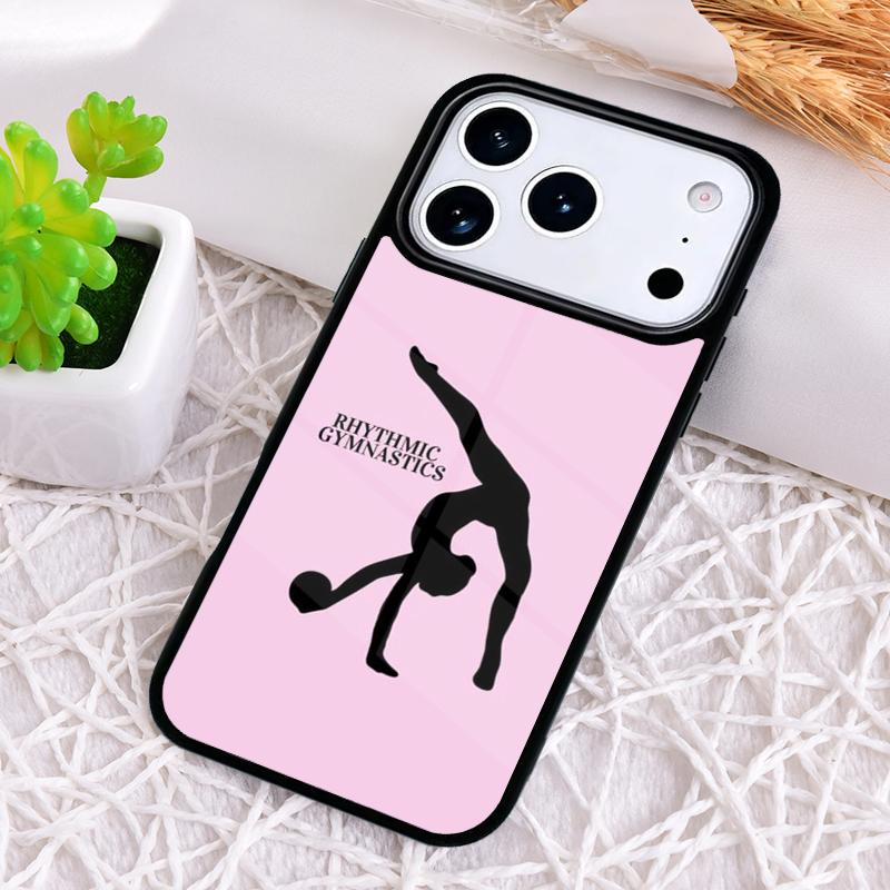 Love Gymnastics silhouette sports Phone Case for iPhone 17 Air 16 15 11 12 14 13 Pro Max Shockproof Cover