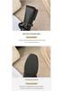2025 Spring Women's French Square Toe Mary Janes - Korean Style, Low-Cut, Soft Flat Bottom
