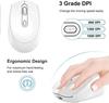 2.4GHz Bluetooth Wireless Optical Mouse with Receiver 1600 DPI 4 Button Ergonomic Mouse USB Rechargeable Silent Game Mice For MacBook Tablet Laptop PC