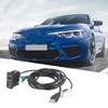 Automotive Accessories Replacement AUX in USB Switch with USB Wire and AUX Cable Adapter for Car Stereo for E60