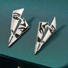 Modern Fashion Abstract Face Design Earrings, Stylish Accessories, Suitable for Daily Wear KTJ