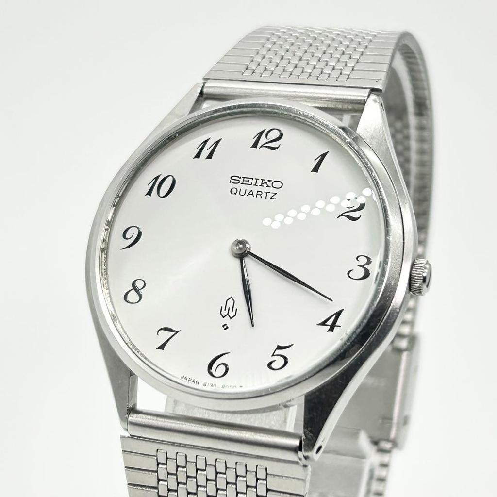 [USED] SEIKO 4130-8020 Vintage Quartz Wristwatch