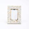 Handcrafted Mother Of Pearl Style Photo Frame
