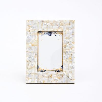 Handgjord Fotoram i Pärlemorstil