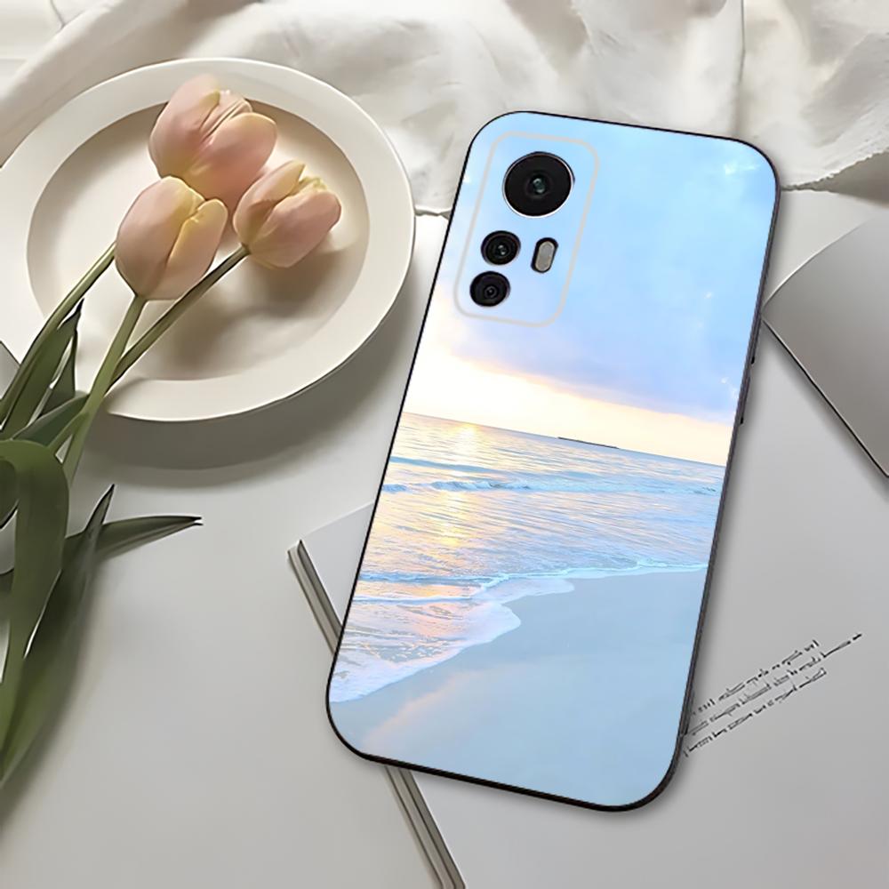 Beach Phone Case For Xiaomi 11 Redmi Note 11 5G 8T 9A 9 10T Note8Pro Note9 12SUltra Black Case