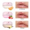 Lip Balm 3 Colors Light Lines Anti-Dry Cracked Lip Care Balm Hydrating Moisturizing Fine Glitter Strawberry Fruit Fragrance Lip
