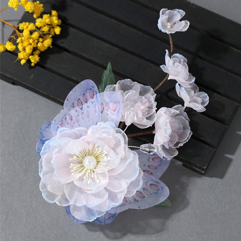 Women's Hanfu Headdress Hair Clip – Ancient Style Floral Accessory for Classical Dance