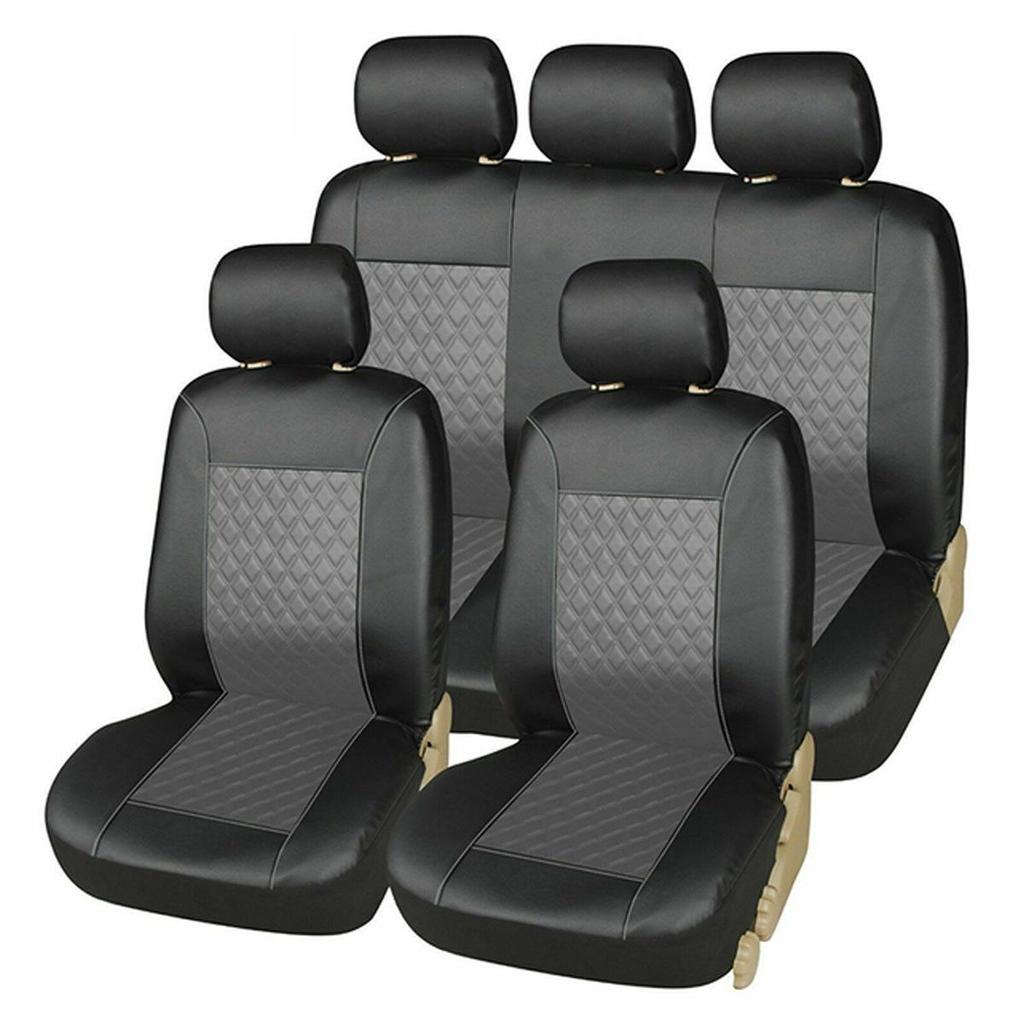 Universal PU Leather Car Seat Cover for Five-Seater Models - Hot Selling Across Borders