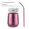 Pure Titanium Double-Layer Coffee Cup: Stylish, Portable, and High-Quality for Home or Outdoor Use.