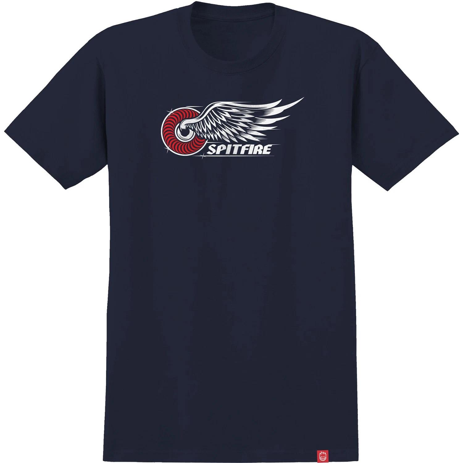 Spitfire Wheels Shirt Classic Wing True Navy/Red/White 2XL