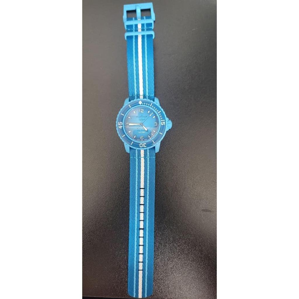 Used Swatch x Blancpain Blue Lagoon
