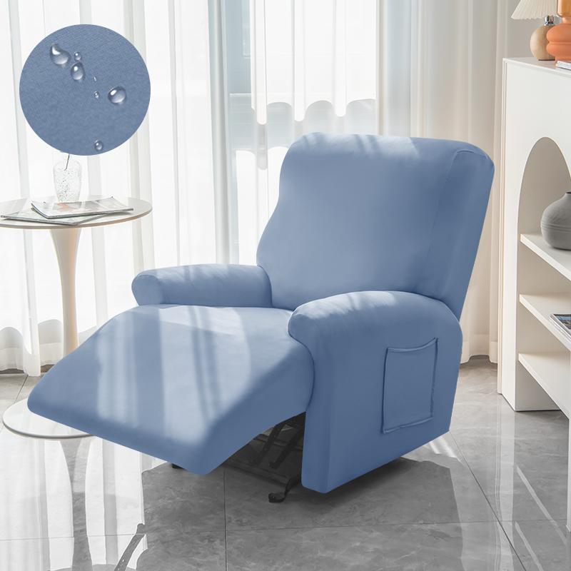 Stretch Recliner Chair Cover Solid Color Anti-dust Sofa Cover All-inclusive Single Sofa Slipcover Protector for Living Room