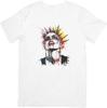 Punk Rock Music Unisex Fit for Men & Women Quality Cotton T-Shirt White.
