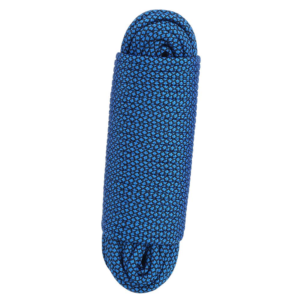 Outdoor 9‑Core Military Standard Parachute Cord Lanyard Survival Camping Climbing Rope(31M Blue Colour)