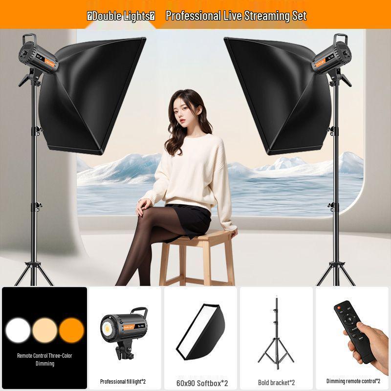 500W Super Bright Professional Live Streaming & Photography Fill Light