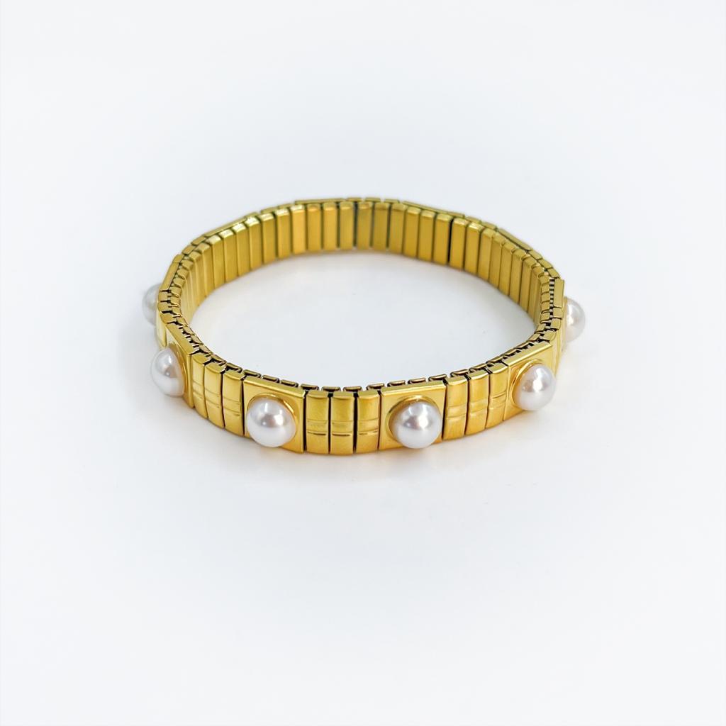 Fashion Bracelet Muse Pearl Premium Niche Elastic Bracelet Bracelet Does Not Fade