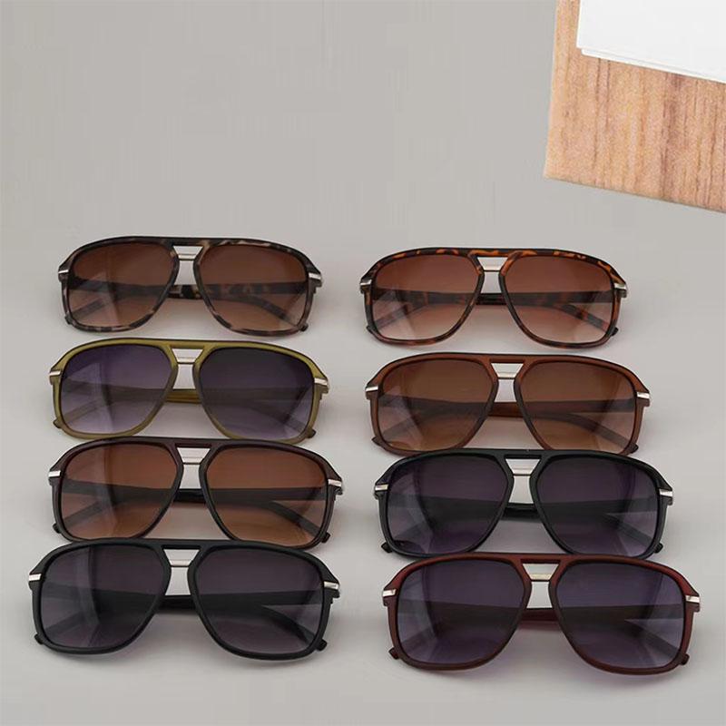 Vintage Large Frame Square Sunglasses Women Brand Designer Fashion Sun Glasses Men's Outdoor Driving Eyewear UV400