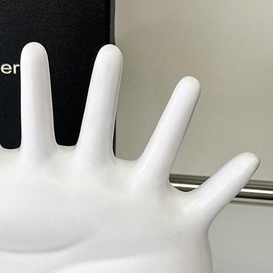 Six Finger Jewelry Stand Hand Shape Ring Holder Tabletop Jewelry Organizer Display Stand for Women Bracelets Necklaces Storage