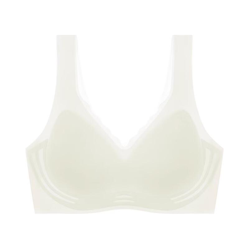 

LangSha Women s Seamless Ice Silk Cool-Feel Wide-Strap Vest Bra (2-Pack)