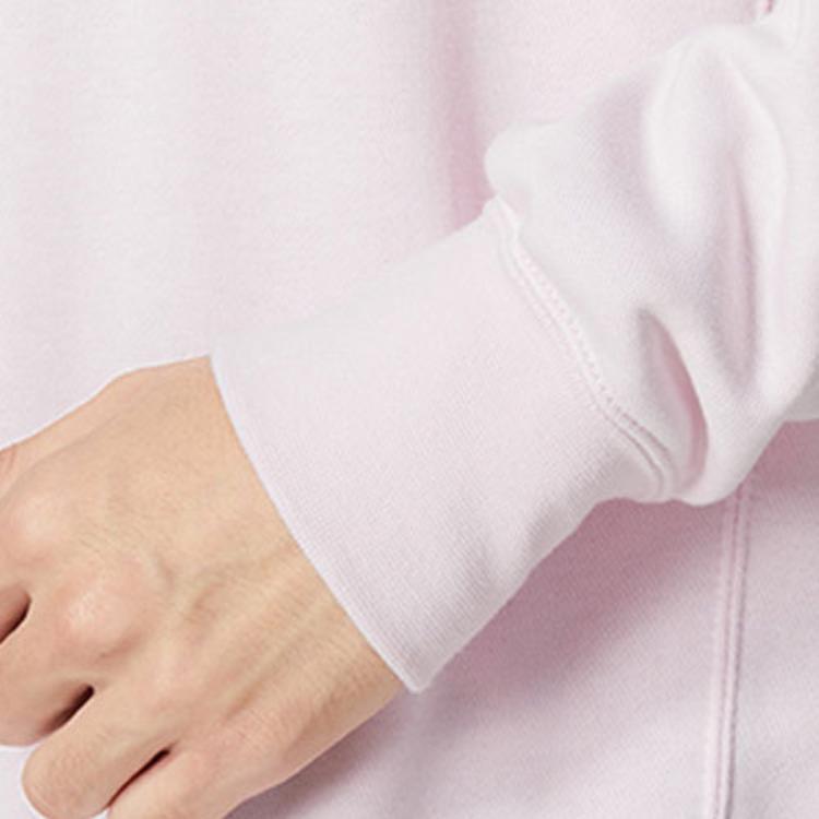 Nike Solid Color Crew Neck Pullover Sweatshirt Men Tops Pink BV2667-663