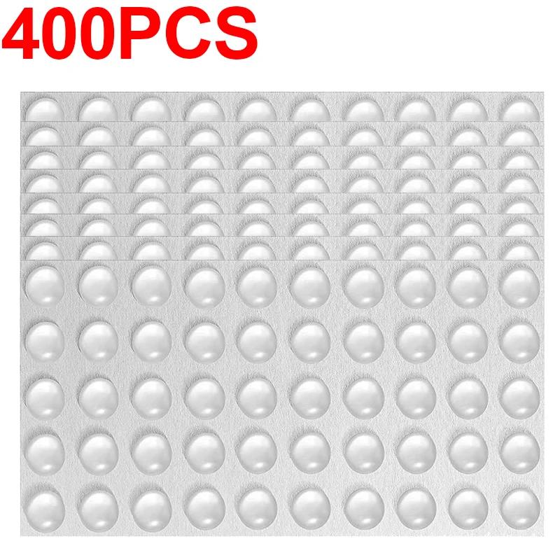 500/50pcs Self-Adhesive Clear Door Stop Rubber Damper Buffer Cabinet Bumpers Silicone Pads Furniture Protective Anti Slip Mat