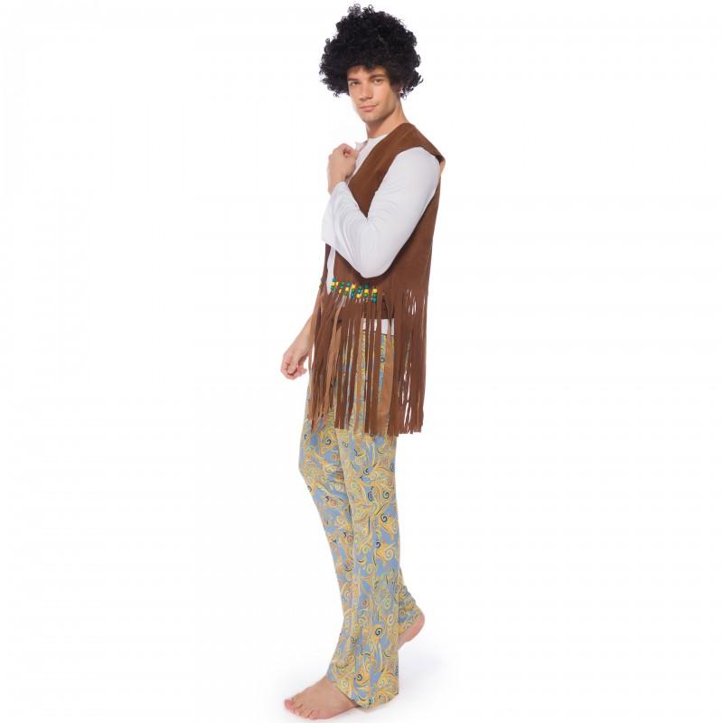 Mens Indian Tribe Costume Set Halloween Cosplay Stage Performance Disco Party M XL