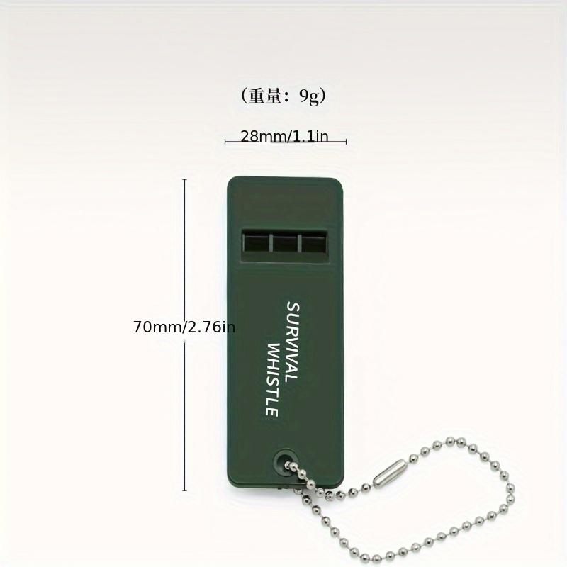 Yüksek Frekanslı Hayatta Kalma Düdüğü - Dayanıklı PP, Kamp ve Doğa Yürüyüşü için Temel, Harika Acil Durum Aracı ve Tatil Hediyesi