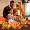 A Set of 9 Paper Honeycomb Ornaments for Thanksgiving Turkey Themed Parties Desktop Supplies Holiday Fun Decorations and Props
