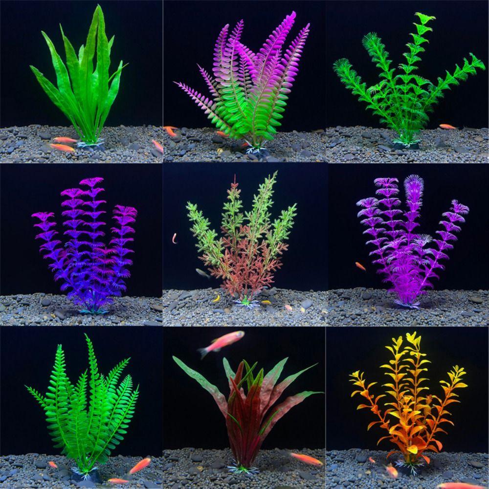 18cm Simulation Water Grass Decorative Fish Tank Ornament Plant Fish Tank