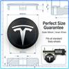 4 stuks 60 mm Auto Wielnaafdopjes Badge Accessoires Voor Tesla Model 3 Model S Model X Model Y Roadster Performance Decoratie