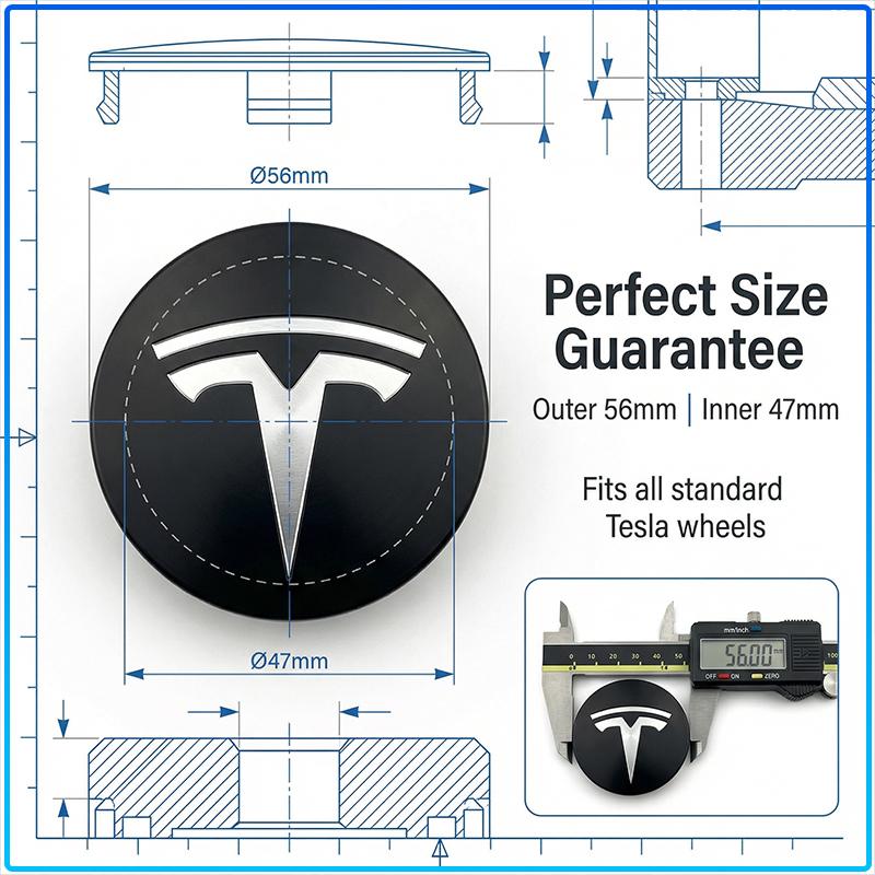4 stuks 60 mm Auto Wielnaafdopjes Badge Accessoires Voor Tesla Model 3 Model S Model X Model Y Roadster Performance Decoratie
