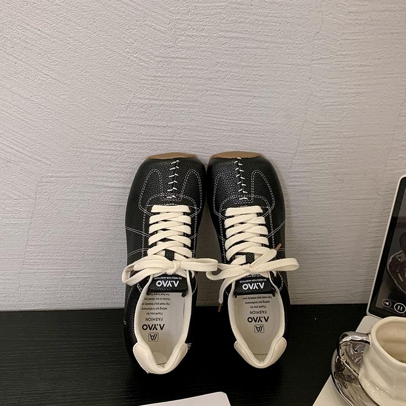 

Fashion 2025 New Versatile Retro Dexun Casual Low Top Forrest Gump Shoes Women s Sneakers 40 чёрный