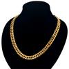 9MM Gold Plated Chunky Miami Cuban Link Chain Necklaces Hip Hop Thick Silver Color Stainless Steel Heavy Chains For Men Jewelry